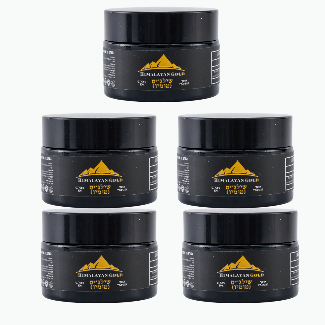 Himalayan Gold – שילאג’יט טהור מהרי ההימלאיה לשיפור האנרגיה, החיוניות והאיזון הטבעי